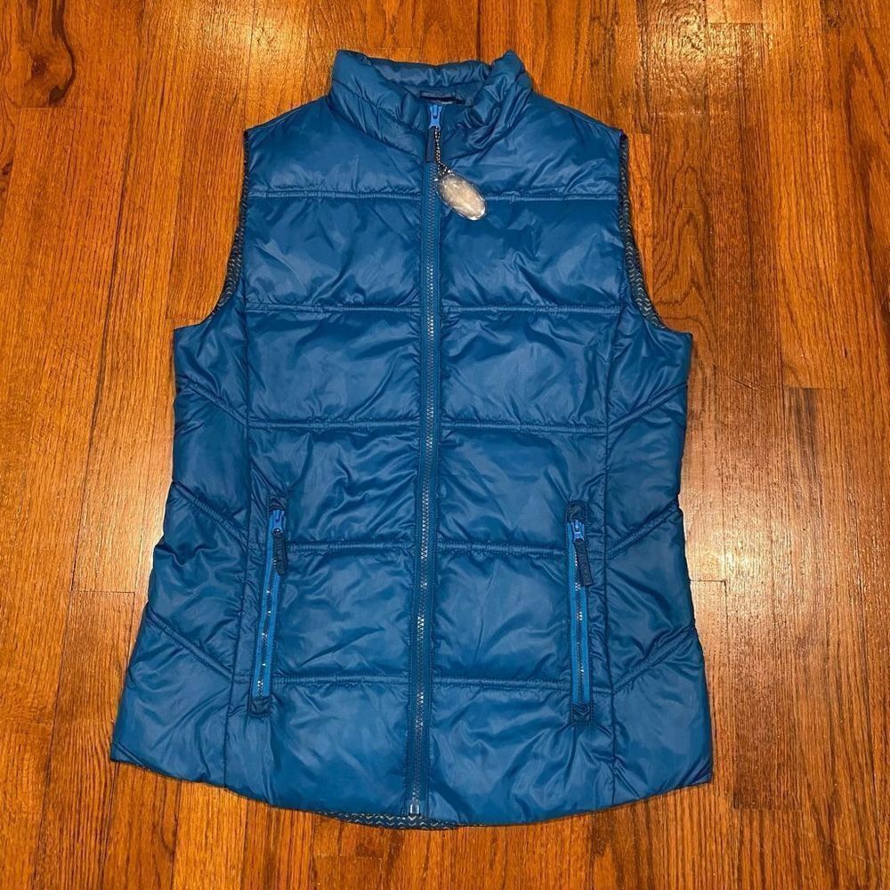 Tribal Seasonal Essentials Women Vest Quilted Jacket Size Small